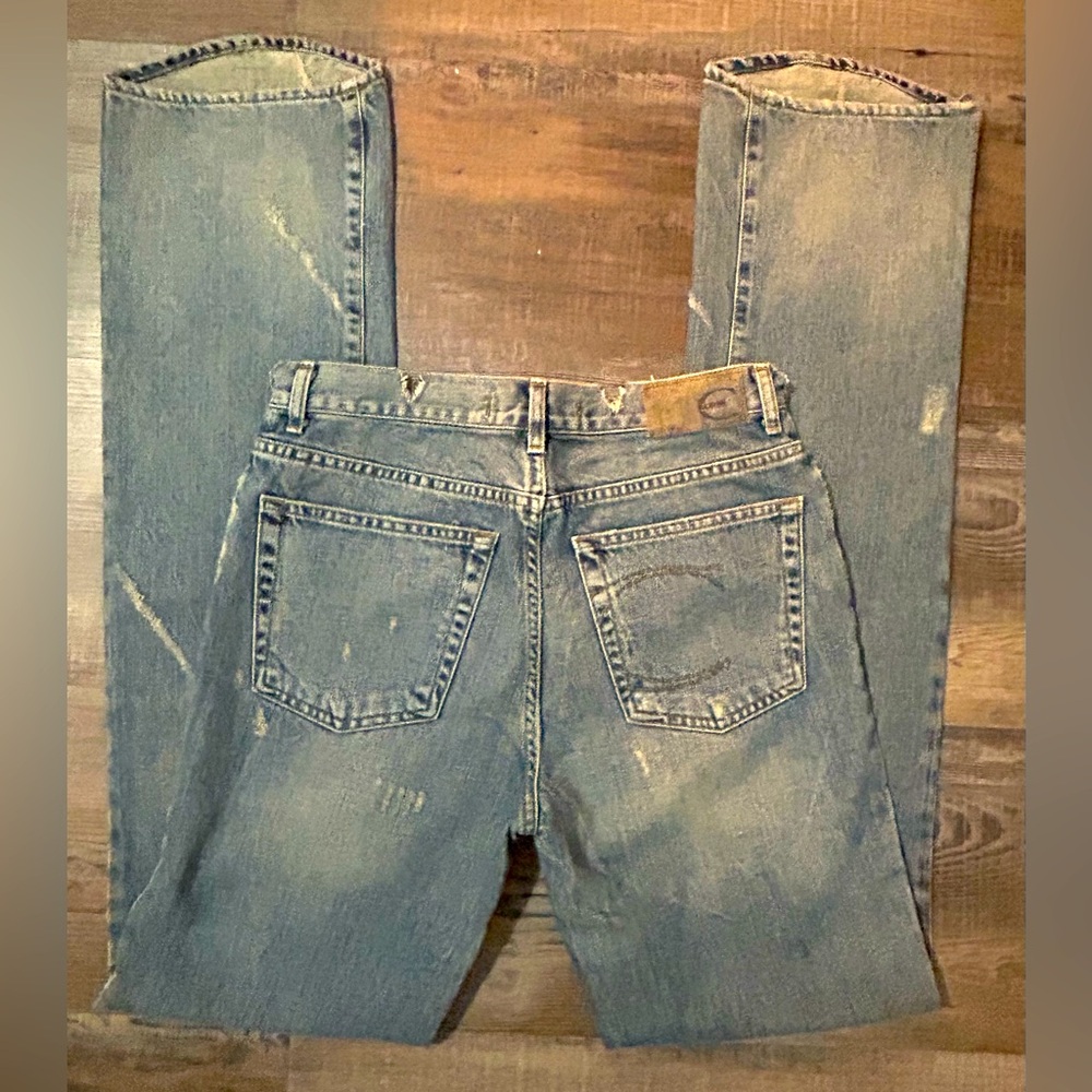 Just Cavalli VTG Distressed Straight Leg Button Fly Men’s Jeans US 30